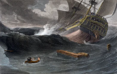 Vorfall auf der Reise von China nach Indien, aus 